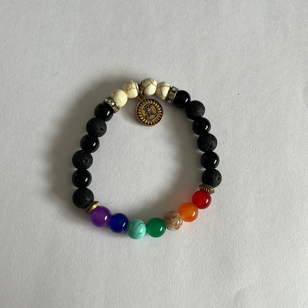 rainbow crystal bracelet